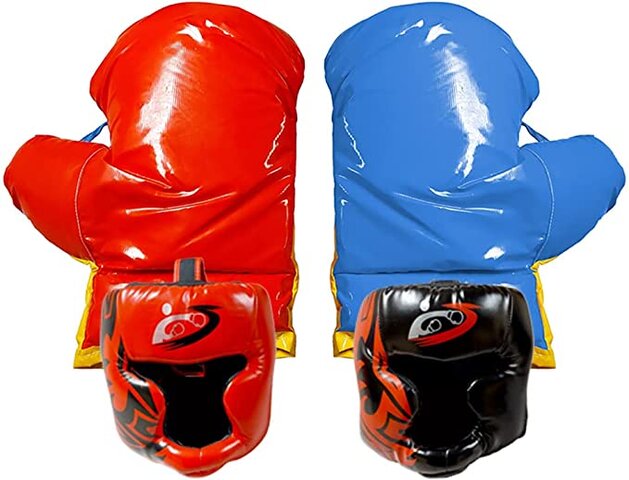 Oversized Boxing Gloves & Headgear