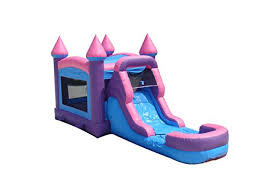 CDS - Purple, Pink, Blue Castle Combo Dry Slide