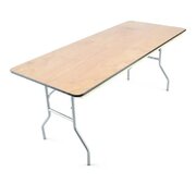 6' Wooden Rectangle Table