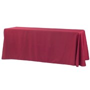90"x132" Rectangle Apple Red Tablecloths