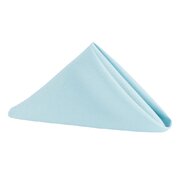 20"x20" Polyester Baby Blue Napkins