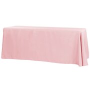 90"x156" Rectangle Dusty Rose Tablecloths