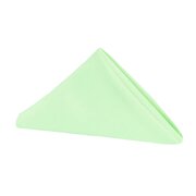 20"x20" Polyester Mint Green Napkins