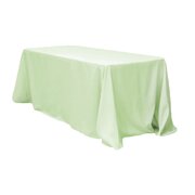 90"x156" Rectangle Sage Green Tablecloths