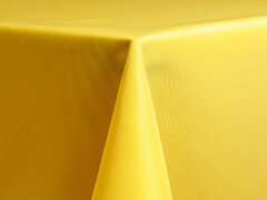 90"x132" Polyester Lemon Rectangle Tablecloths