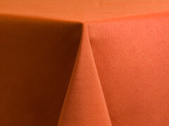 90"x132" Polyester Orange Rectangle Tablecloths
