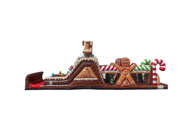 Gingerbread House Obstacle Course