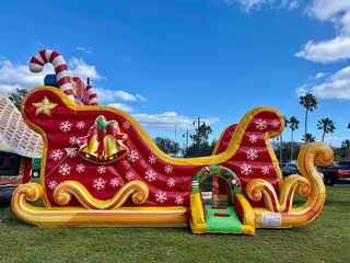 18' Santa Sleigh Slide