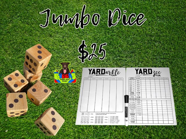Jumbo Dice Goodyear AZ Bubbas Bounce House Rentals