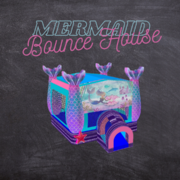 Misting Mermaid Bounce House Wet or Dry 
