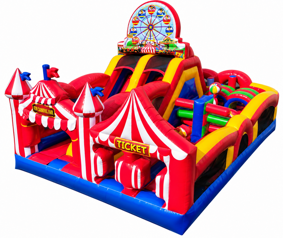 Carnival Funhouse Obstacle Course 