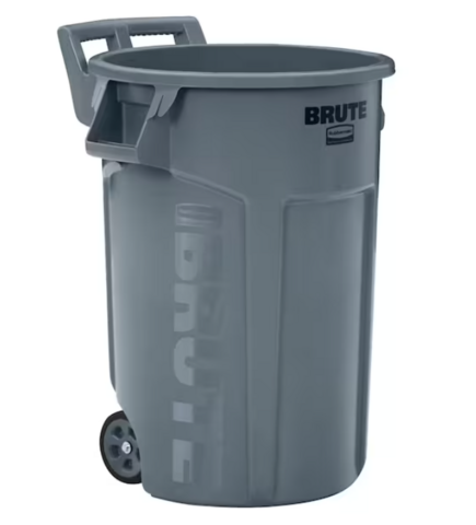 44 Gallon Trash Can with Wheels
