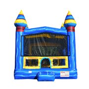 Blue and yellow Bounce House 