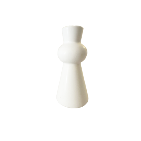 White Candle Holder