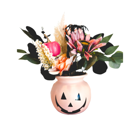 Pink Pumpkin Floral