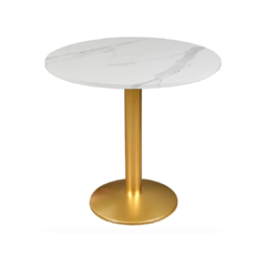 Gold Pedestal Table