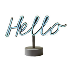 Hello LED Table Sign