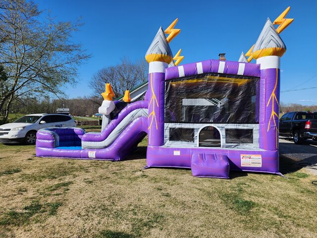 Purple Thunder 4in1 adventure bouncer