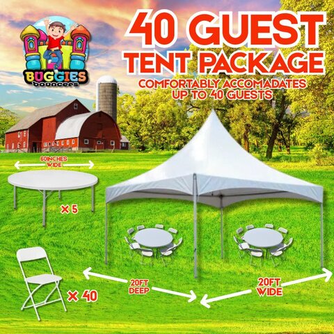 40 Guest Tent Package