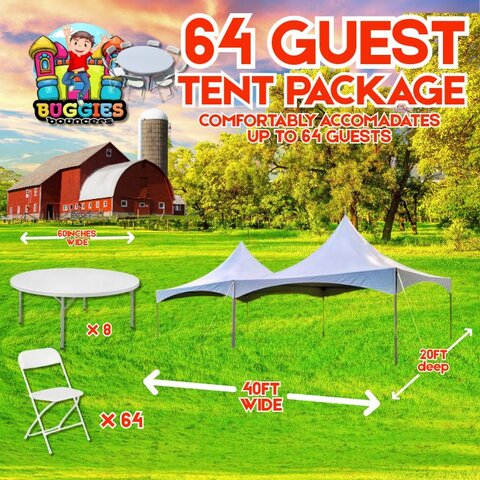64 Guest Tent Package