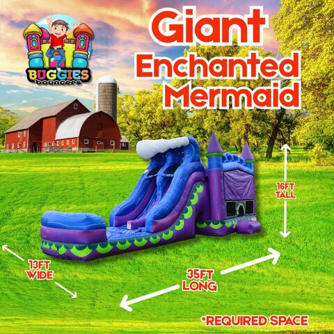 Giant Enchanted Mermaid Dual Lane Combo