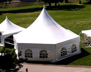 40' Hexagon Premium High Peak Party Tent Side Walls