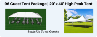 96 Guest Tent Package