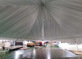 40' Hexagon Premium Tent Liner