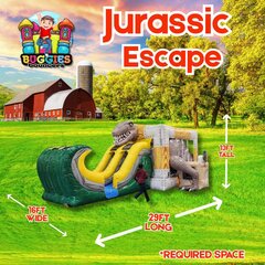 Jurassic Escape Bounce House Combo