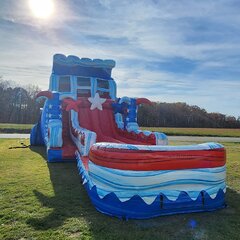 Star Spangle Splash 2 Lane Water Slide