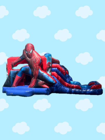 Spiderman Bounce House Combo