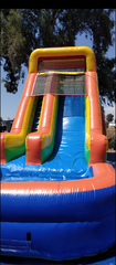 Neutral colored 20ft water slide