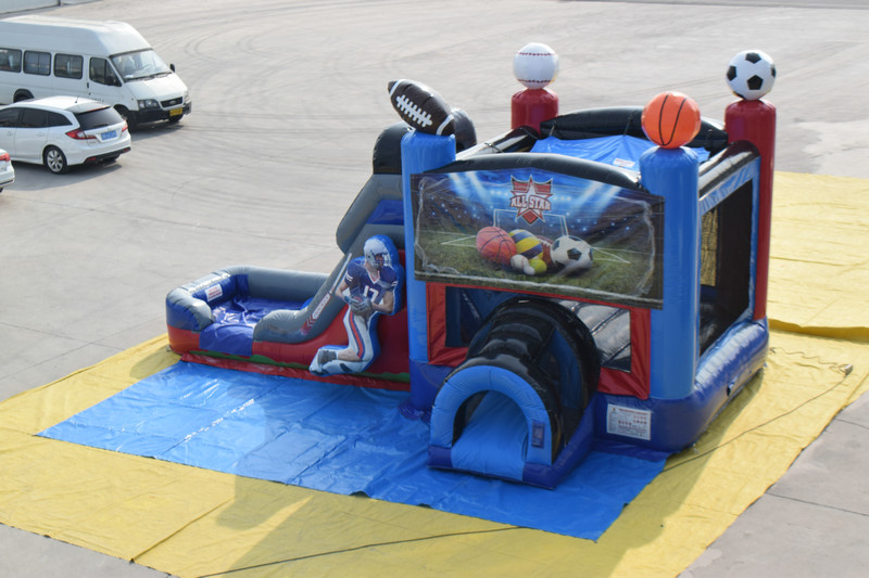 Mega Buffalo Sports Bounce House with Slide Rental Ultimate Game Day Fun Bounce USA LLC