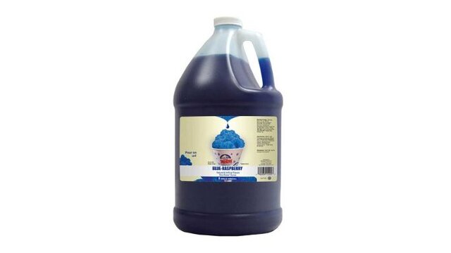 Blue Raspberry Sno Cone Syrup With 50 Cones