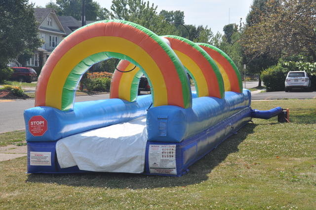 slip and slide rainbow