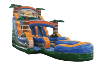 18 Foot Double Lane Tiki Plunge