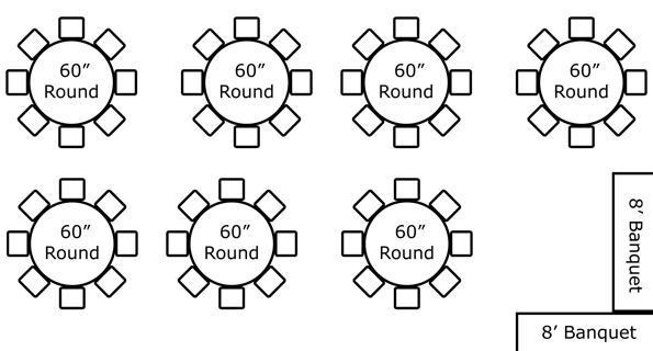 Tent Seating Charts, Round Table Seating Chart For 8