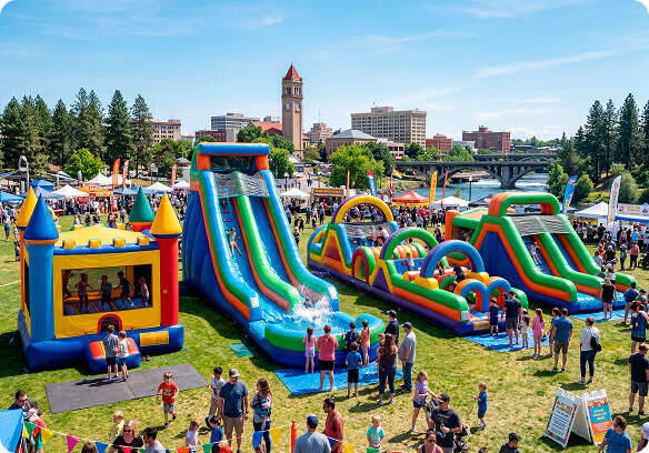 Event rentals at a Spokane event