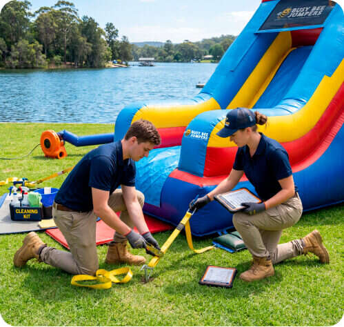 Professional tent delivery and setup
