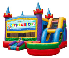 Congratulations Combo Bounce House