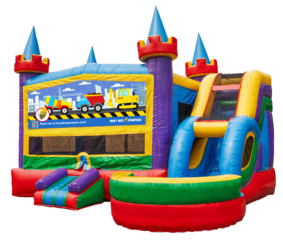 Construction Combo Bounce House	