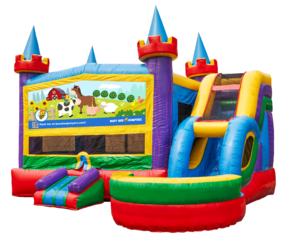 Farm Animals Combo Bounce House	