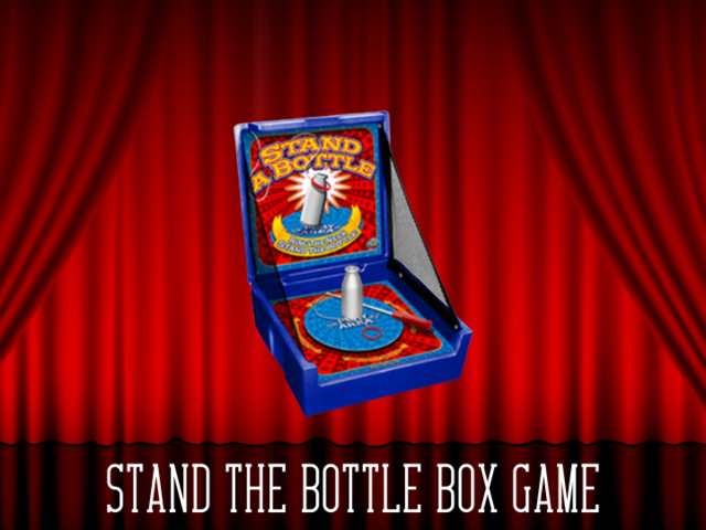 Stand The Bottle Box Game