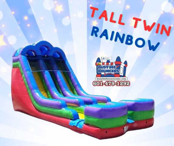 Tall Twin Rainbow Rush Double Lane