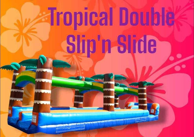 Tropical Double Slip'N Slide