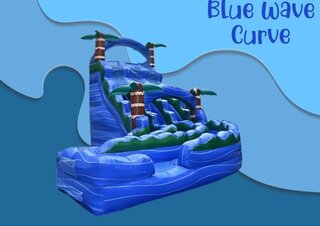 Doube Wave Curve Waterslide Wet Only