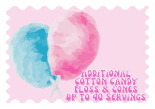 Cotton Candy Refill - up to 40 additional servings!