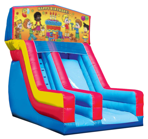 Happy Birthday Party Dry Slide