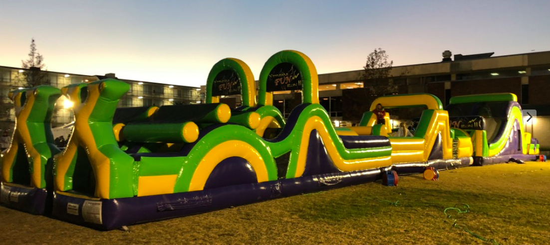 Mardi Gras Obstacle Course