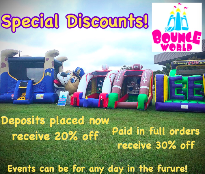 specials on bounces specials on bounces